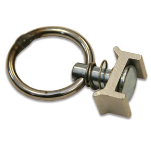 H023/1 Single Stud with Ring Captive Track Fitting